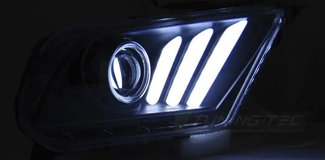 Frontlykter Ford Mustang V 10-13 Tube Light Black | Nomax.no🥇_3