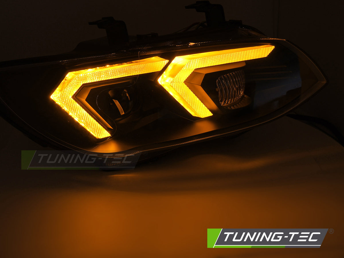 Frontlykter Honda Civic IX 14-16 LED krom DRL sekvensiell fra Tuning-Tec