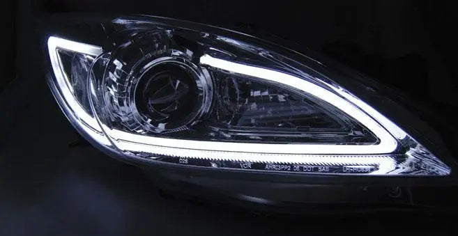 Frontlykter Mazda 3 09-10.13 Tube Light Chrome | Nomax.no🥇_2