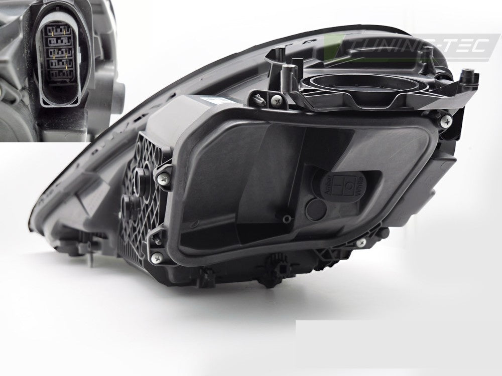 LED frontlykter i svart til Porsche Boxster 981 2012-2016