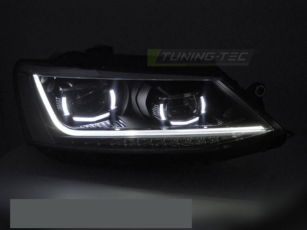 LED frontlykter med dynamiske blinklys til VW Jetta 2005-2018