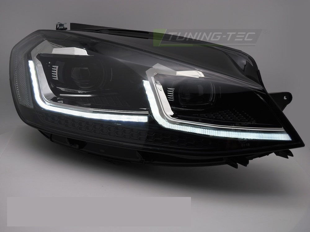 LED frontlykter i sølv til Volkswagen Golf 7 – plug-and-play montering