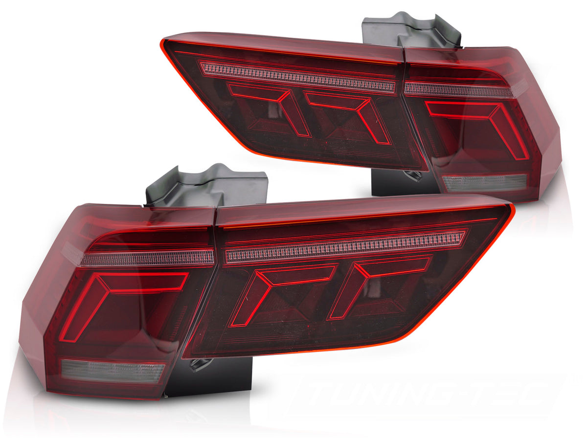 Frontlykter VW Polo 2G 17-21 LED sekvensiell DRL silver fra Tuning-Tec