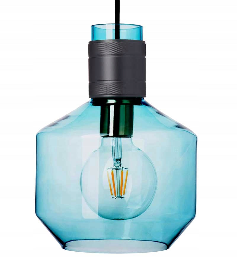 Blå Glass Hengelampe Wsw009 Aqua (Wsw009)