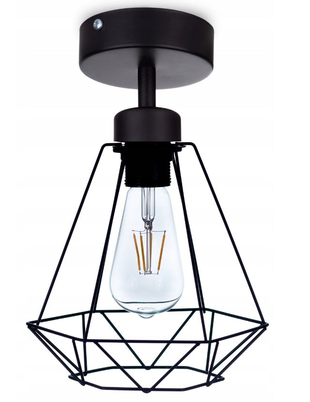 Hengende lampe LED-kronelys moderne loftslampe 1 - lyspunkter E27 (Wsr006)