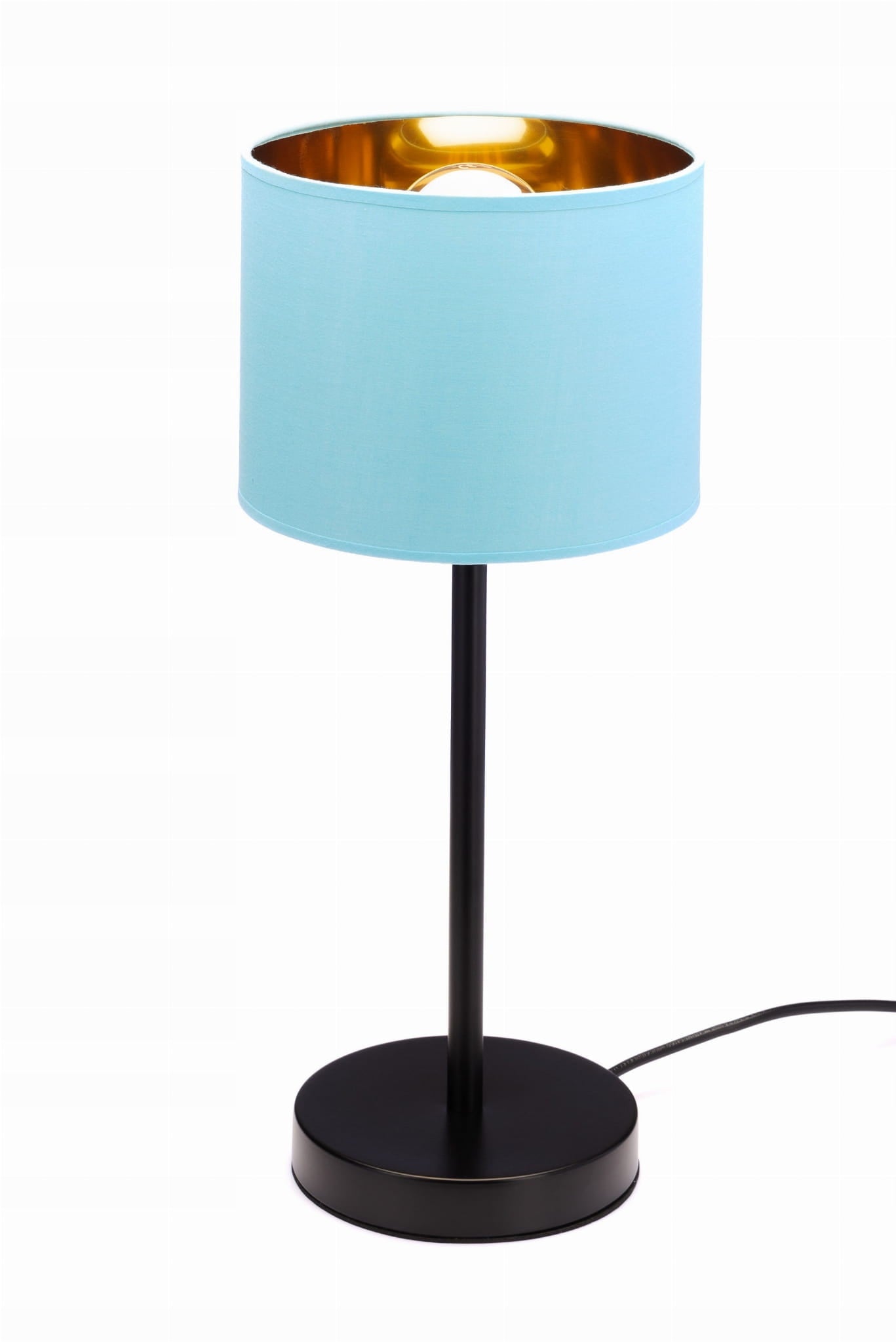 Bordlampe med skjerm Oro blå