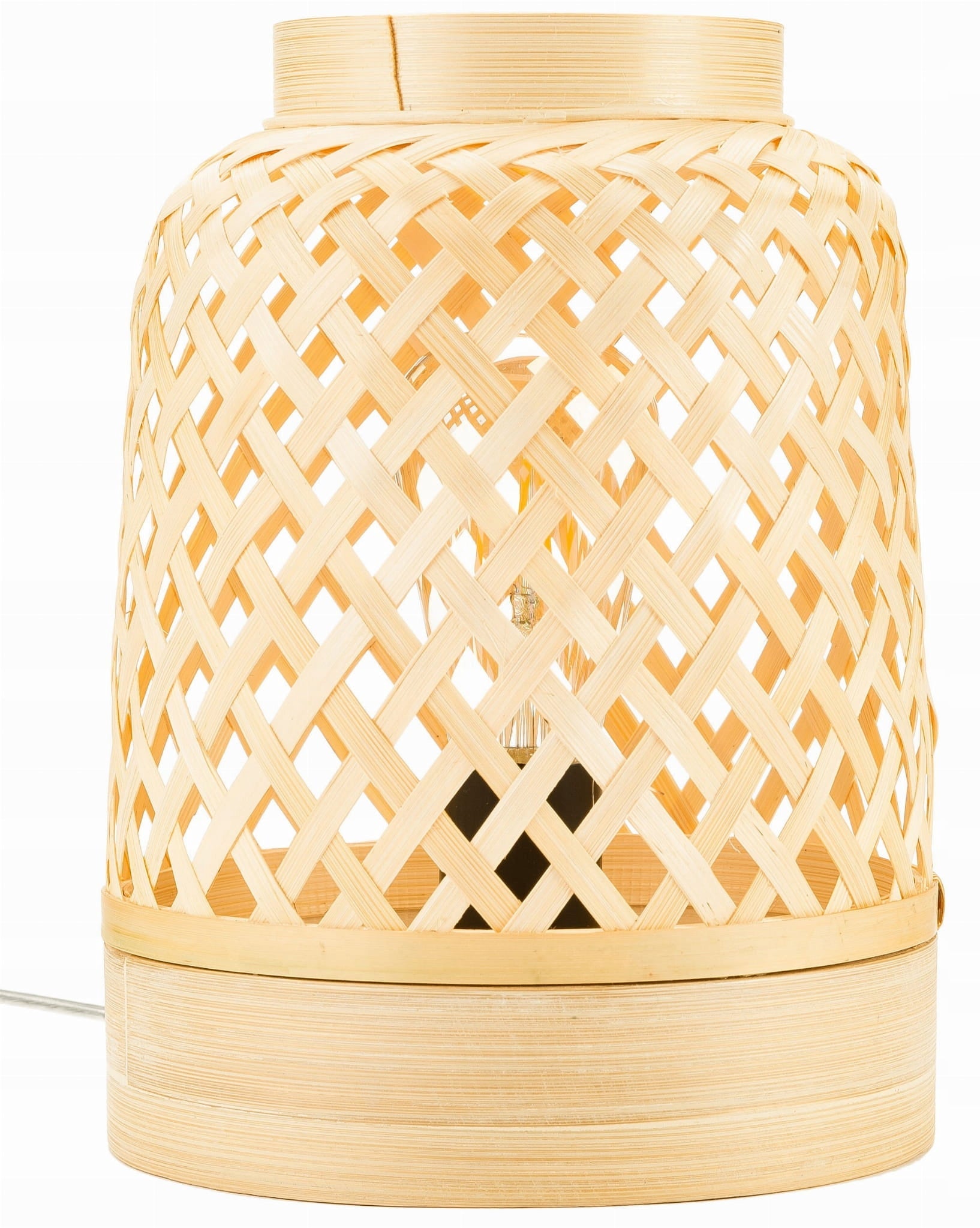 Bambus Bordlampe Naturlig