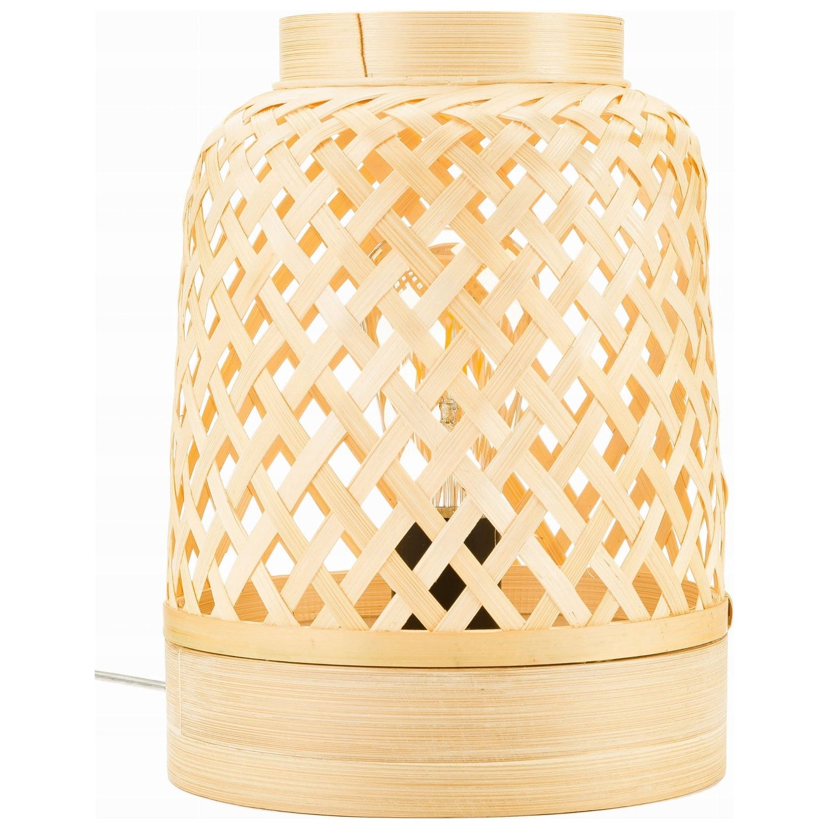 Bambus Bordlampe Naturlig Sort