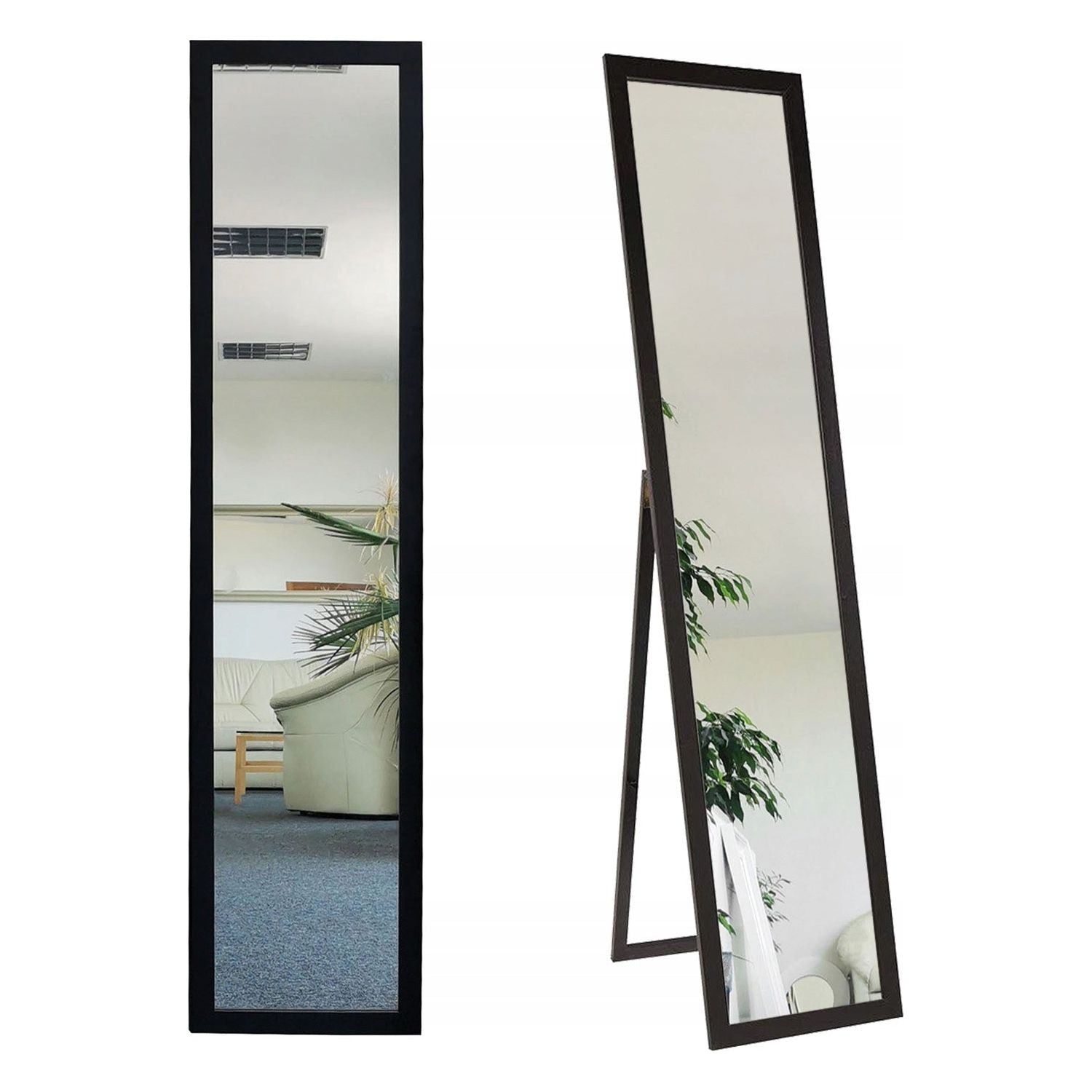 Stående speil for garderoben Skandinavisk 155x35,8