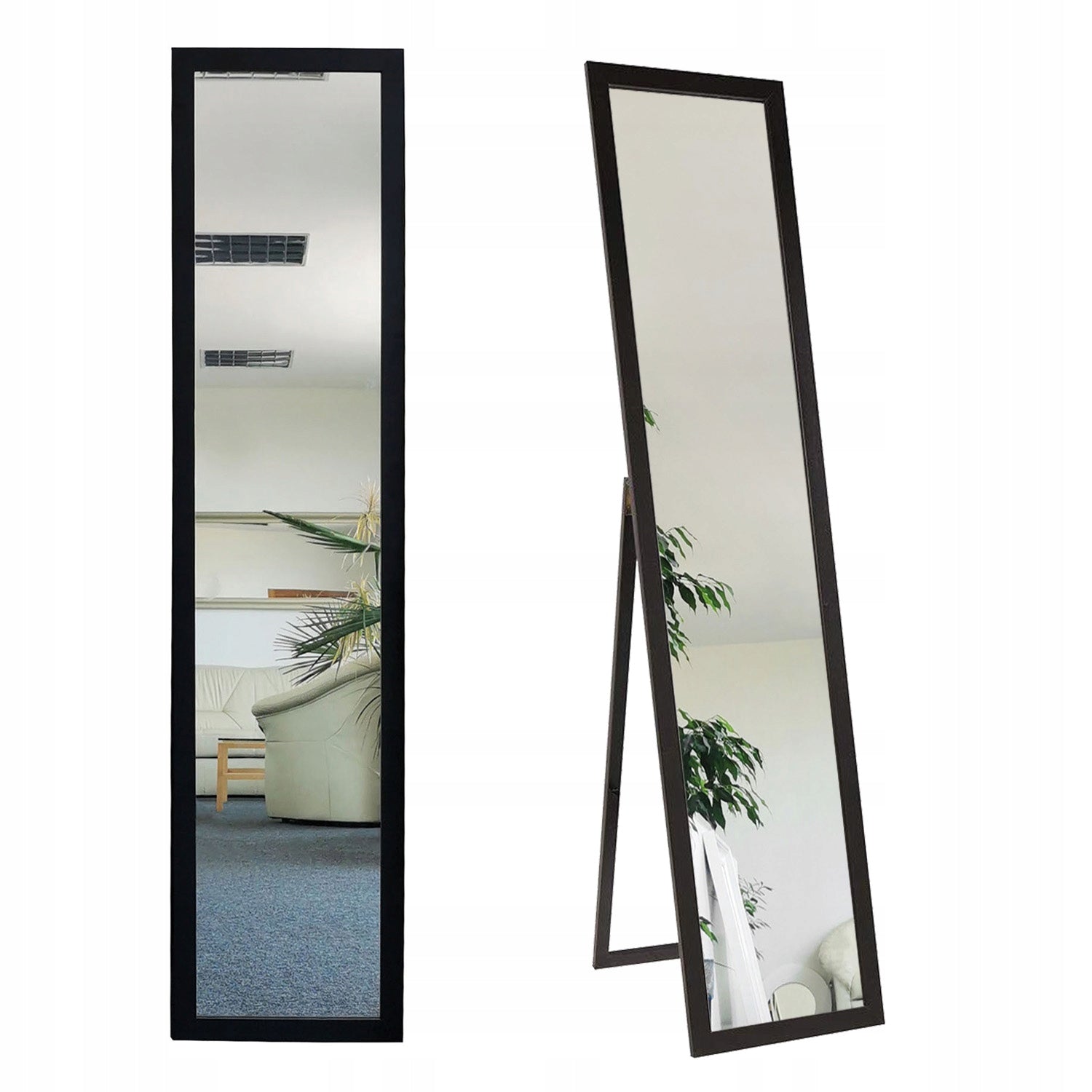 Stående speil for garderoben Skandinavisk 155x35,8