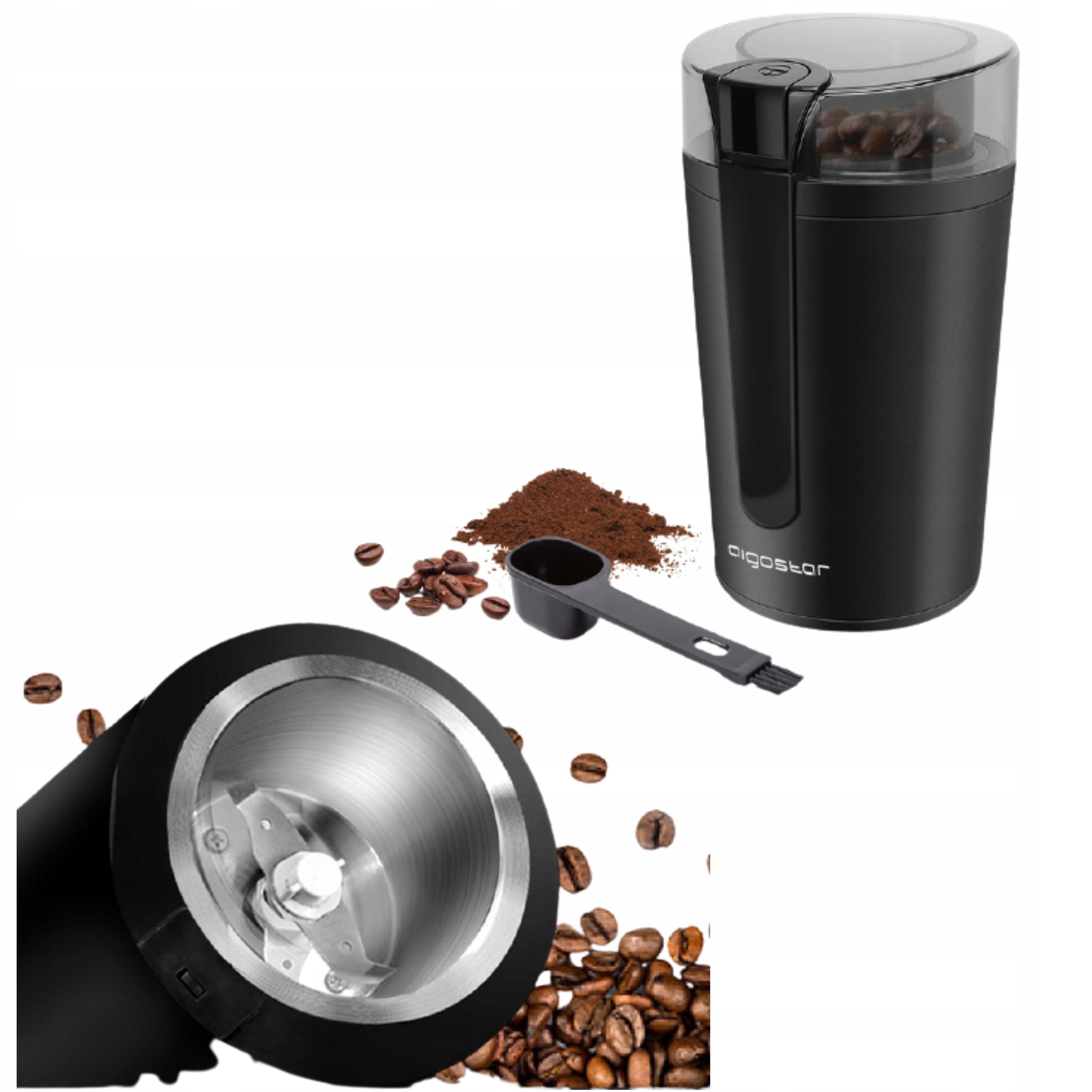 Kraftig Elektrisk Kaffekvern for Kaffe og Urter