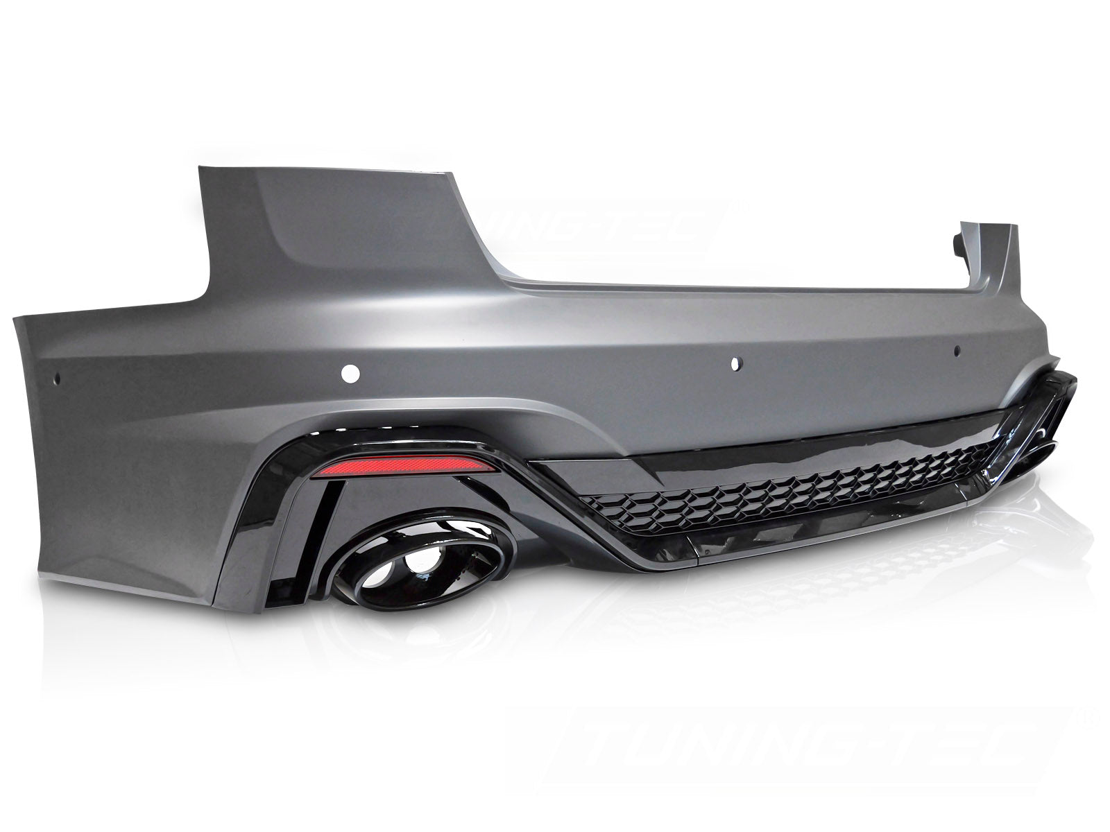 Støtfanger Audi A4 B9 2020–2024 Bak, Sport Style, PDC, glans svart diffuser – ZTAU05