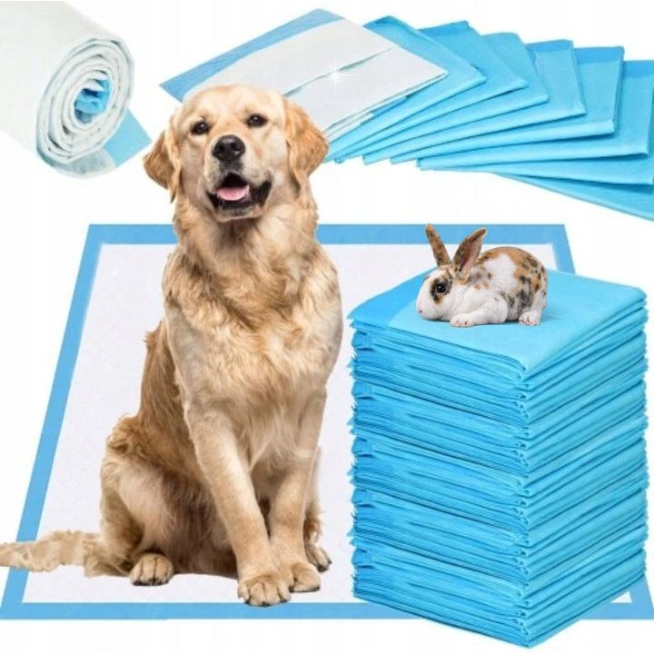 Hygieniske Underlag for Hunder Tissematter 60X60 100stk for Hund og Kjæledyr