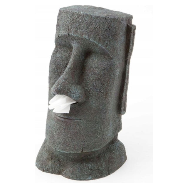 Tissueboks Dispenser Moai Statue Gave