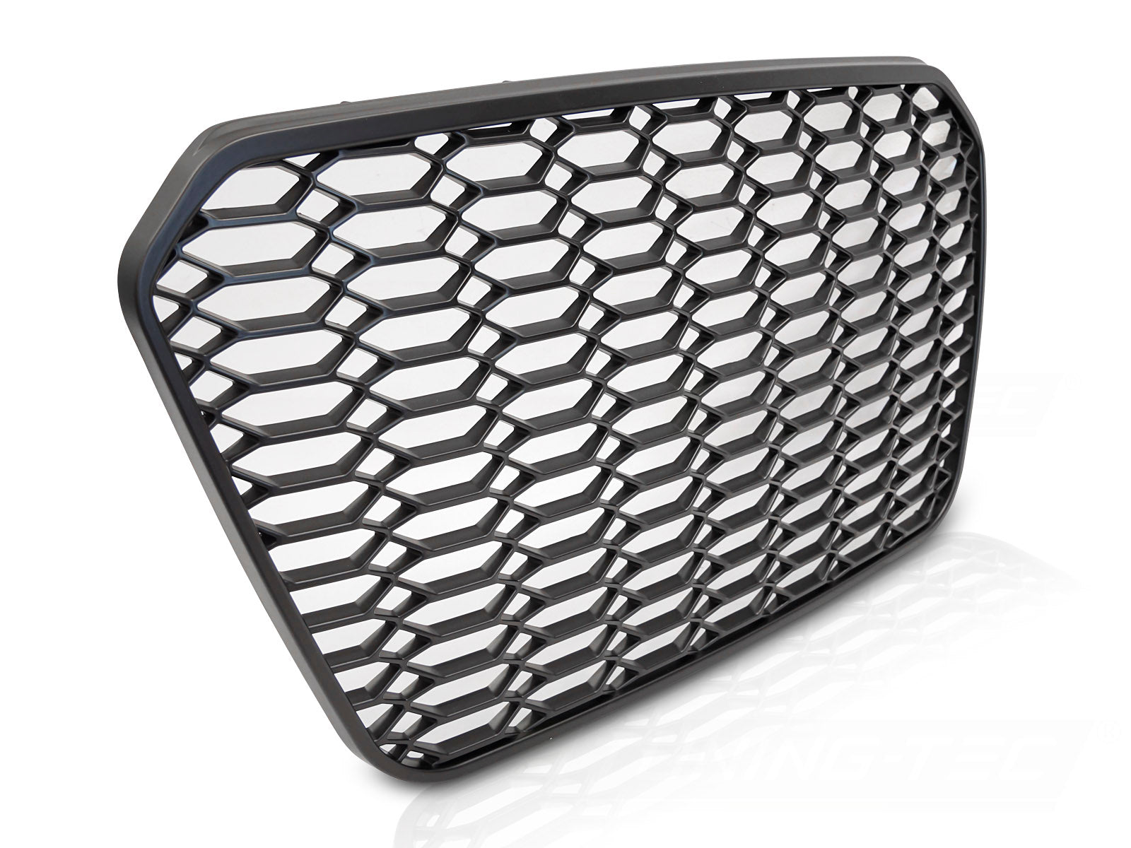 Grill Audi A6 C7 11-14 matt svart (Sportstyle, PDC) GRAU86