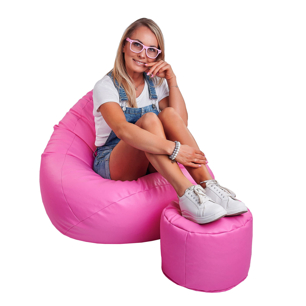Sakkosekk barn EKO M eko-laer rosa – Cronen sidevisning