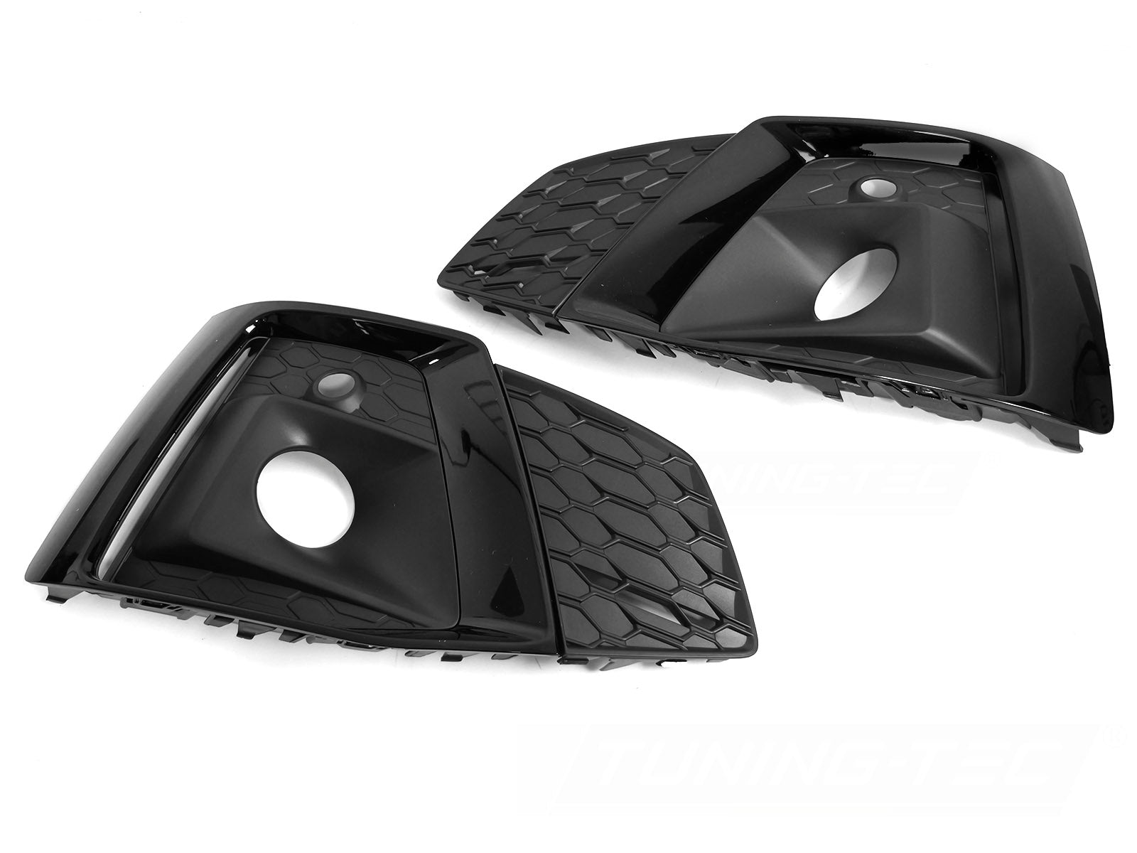 Tåkelysdeksel Audi A5 F5 2019–2023 glanssvart S-Line – GRAUB2