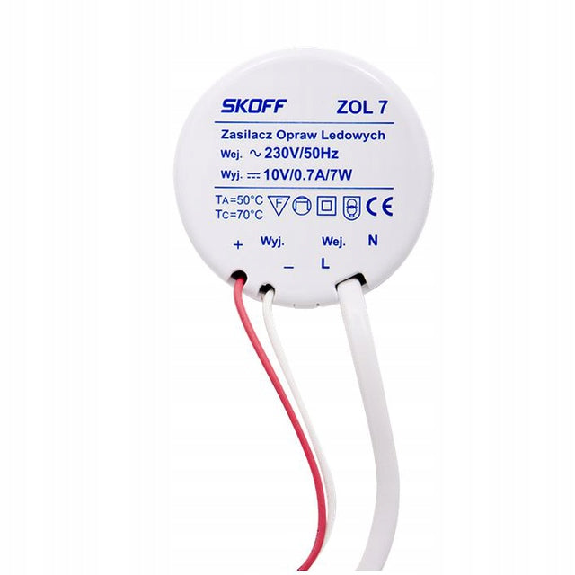 Skoff Strømforsyning Zol7-10 Skoff 7W 10V IP20 Boks