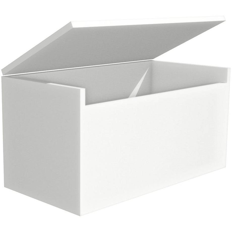 Kasse Kiste Beholder for Leker Klær Hvit
