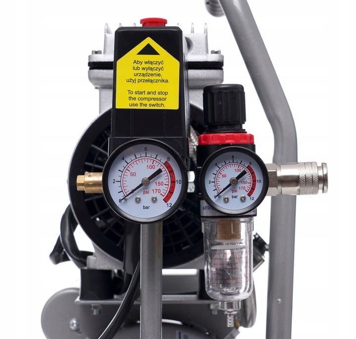 Kompressor Tagred TA302 550W motor med vibrasjonsdempende konstruksjon