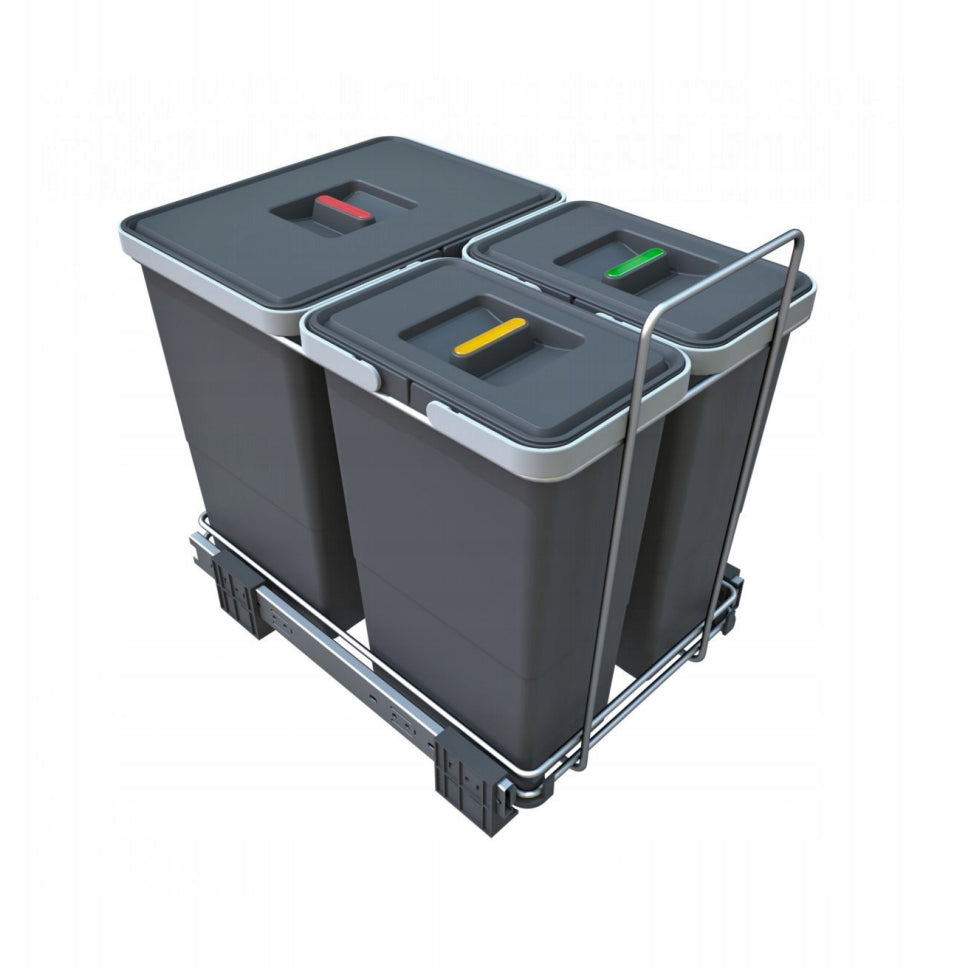 Sorteringssystem for søppel Elletipi Ecofil med 3 beholdere