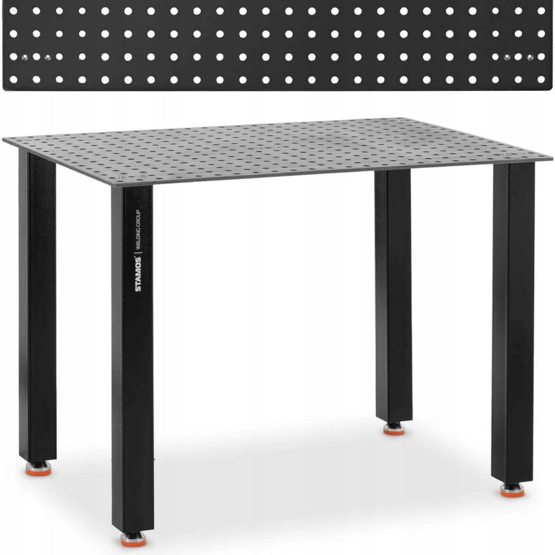 Sveisearbeidsbord med Perforert Plate 10 mm 120 x 80 cm, Opptil 150 kg