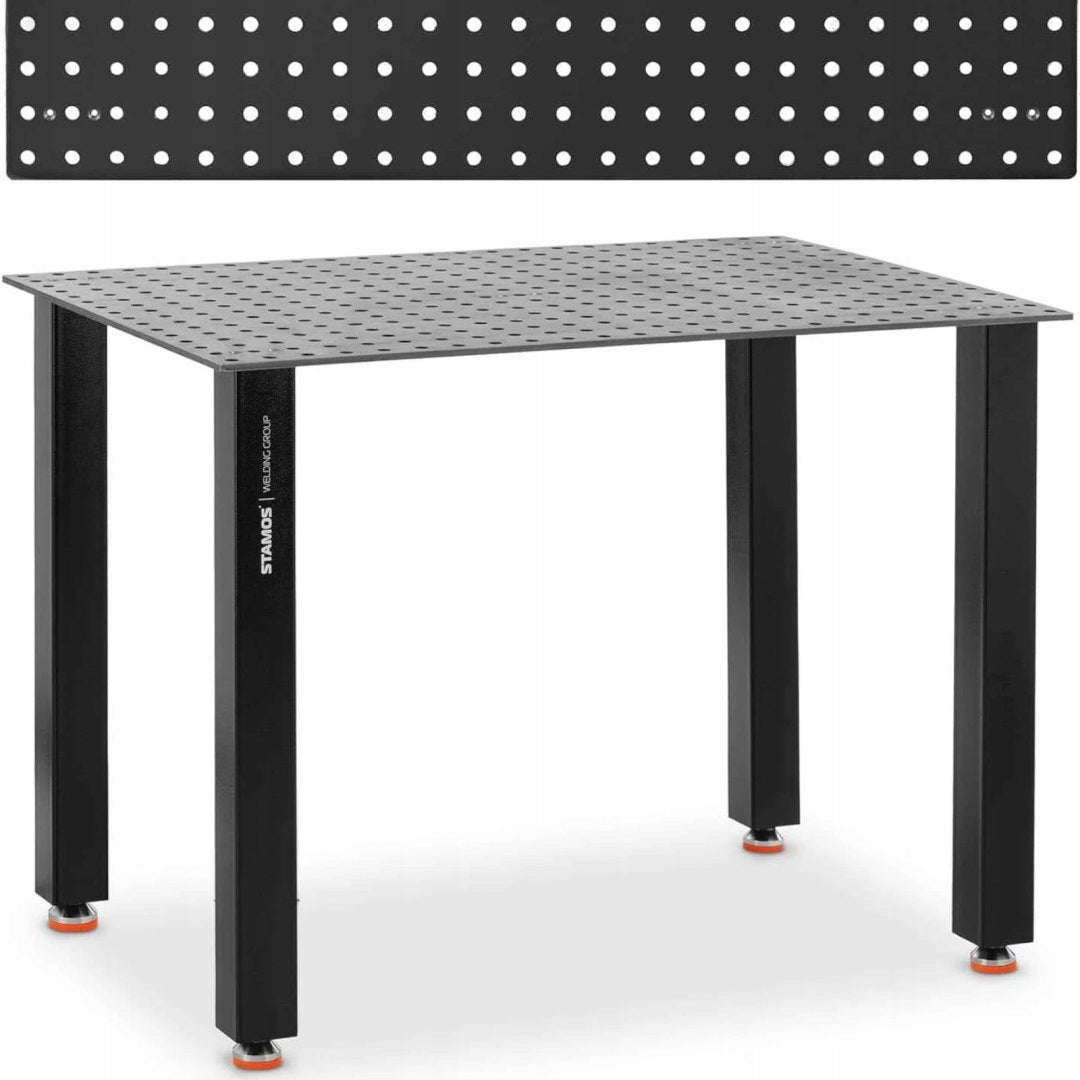 Sveisebord med perforert 6 mm topp, 120 x 80 cm, opptil 100 kg