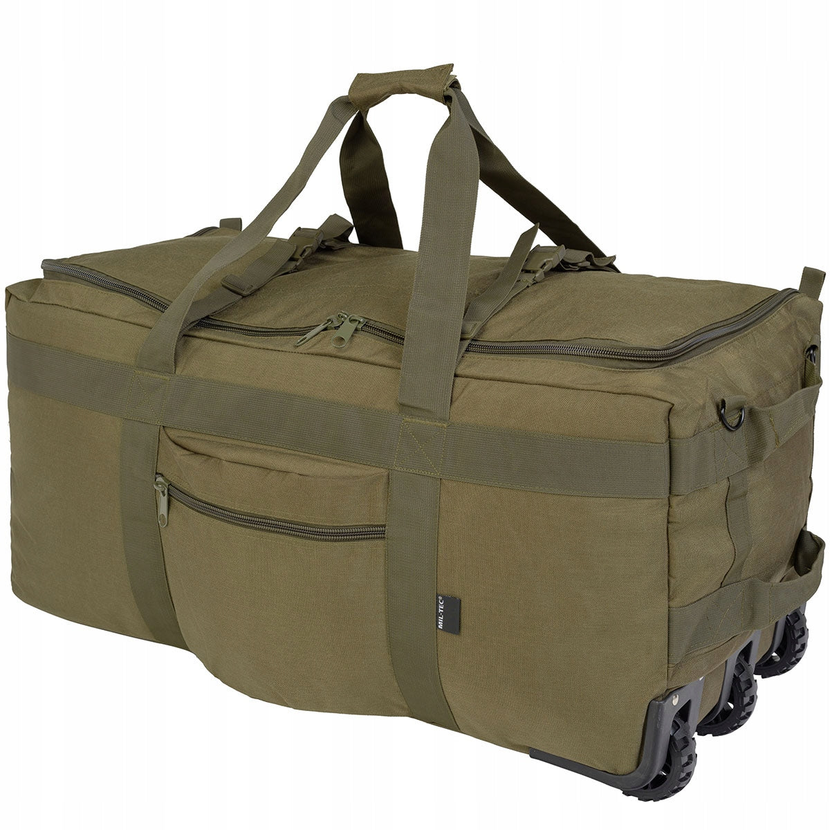 Universell Militær Bag med Hjul 110L Oliven