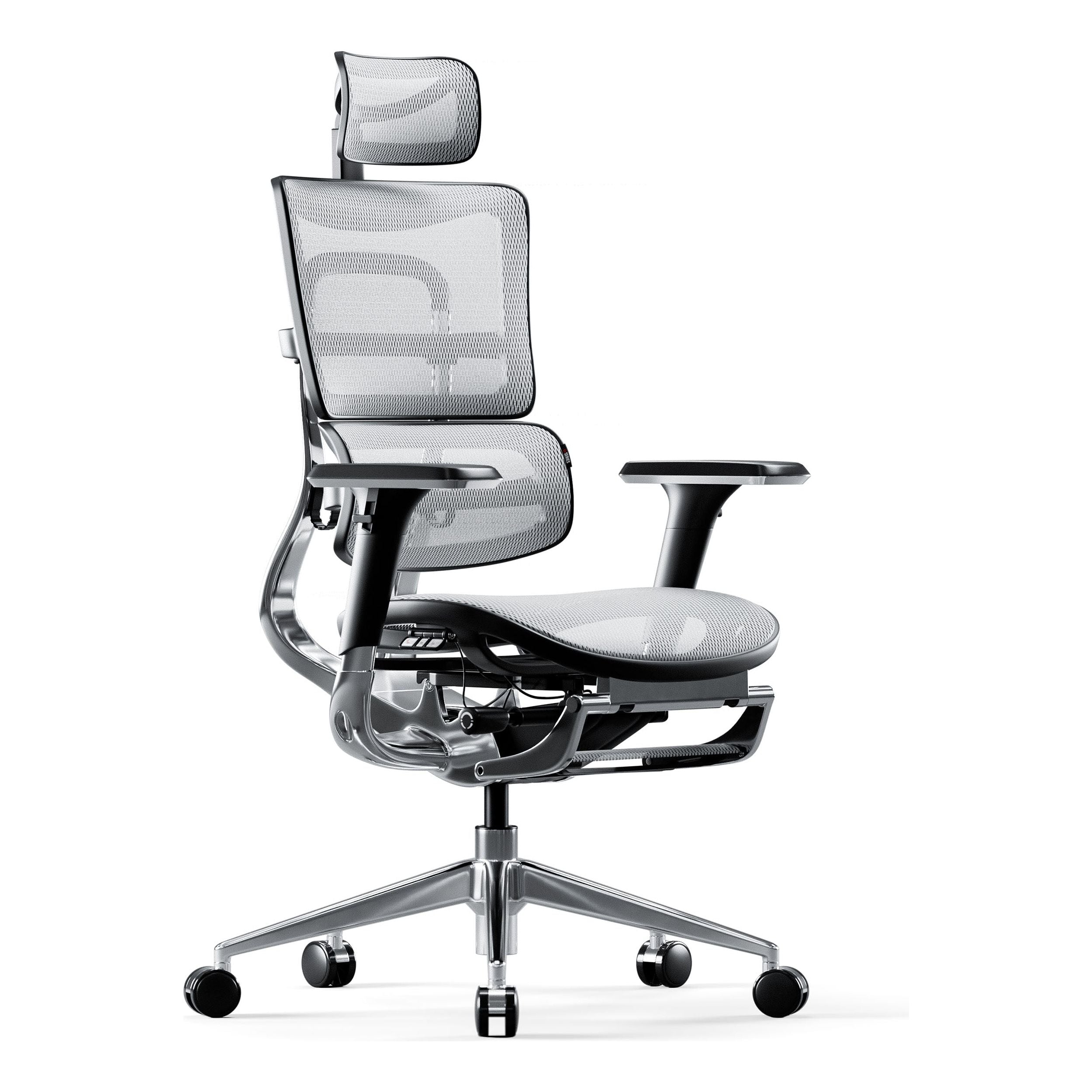 Diablo V-Master ergonomisk stol: svart og hvit