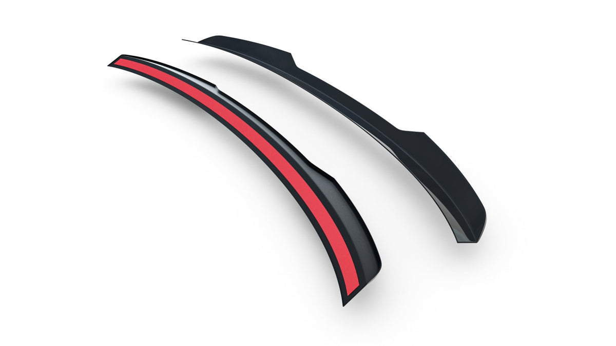 Leveringsomfang: Spoiler Cap, 3M-tape og avfettingsklut til T-Roc Mk2