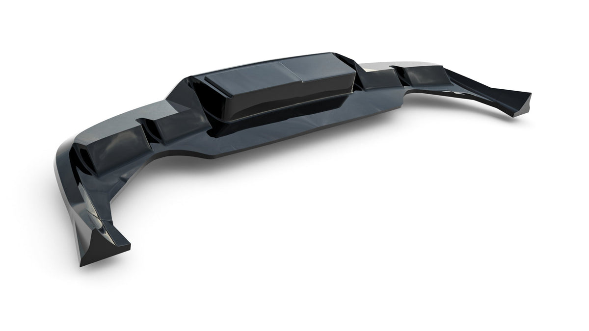 Bakre diffuser til T-Roc Mk2 sett fra siden i Gloss Black