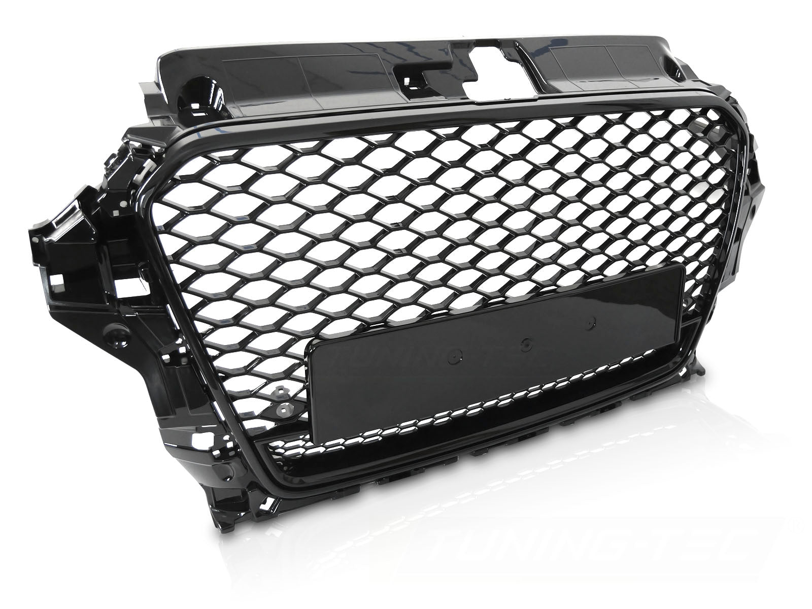 Grill Audi A3 8V 2012-2016 Glossy Black - GRAUD8