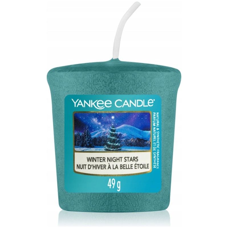 Yankee Candle Vinternattstjerner Prøvelysestake 49 G