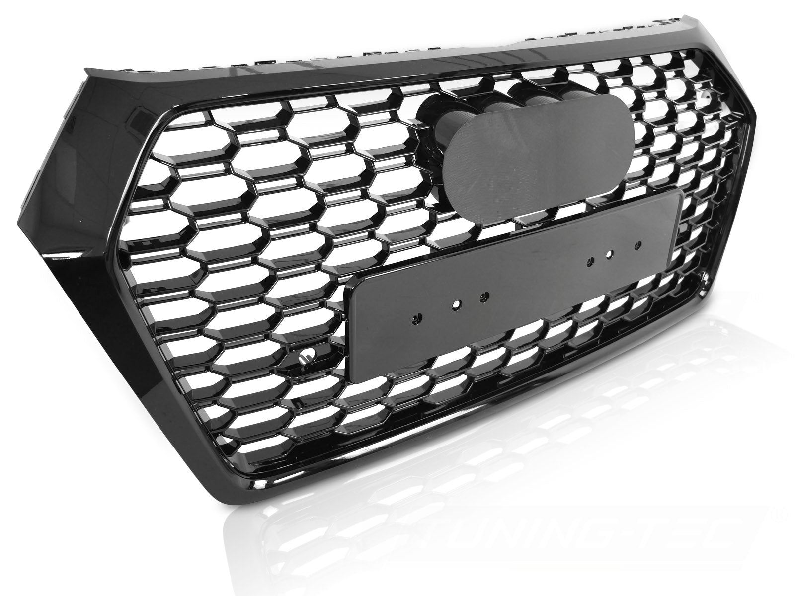 Grill Audi Q5 FY 2016–2020 blank svart PDC – GRAUC7-8295I