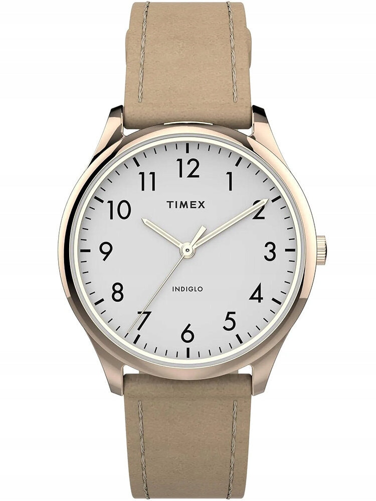 Timex Tw2T72400 Modern Easy Reader Damesklokke - Indiglo + Eske