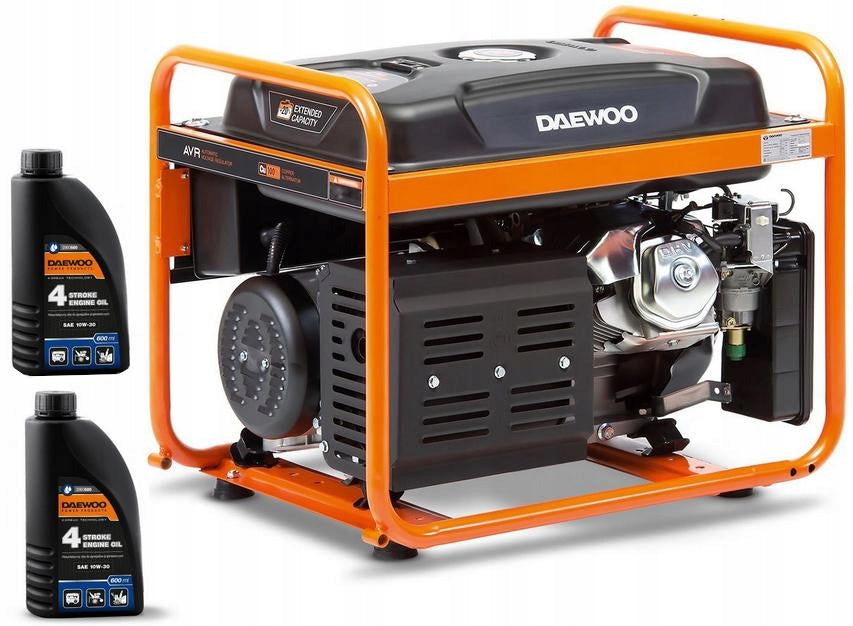 Daewoo Strømaggregat GDA 6500E 5,0kW Bensin Generator