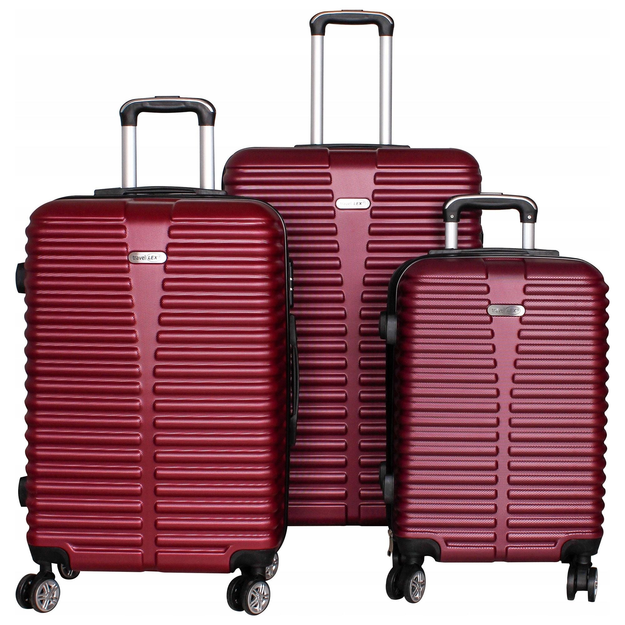 Komplett sett med 3-i-1 reisekofferter bagasje