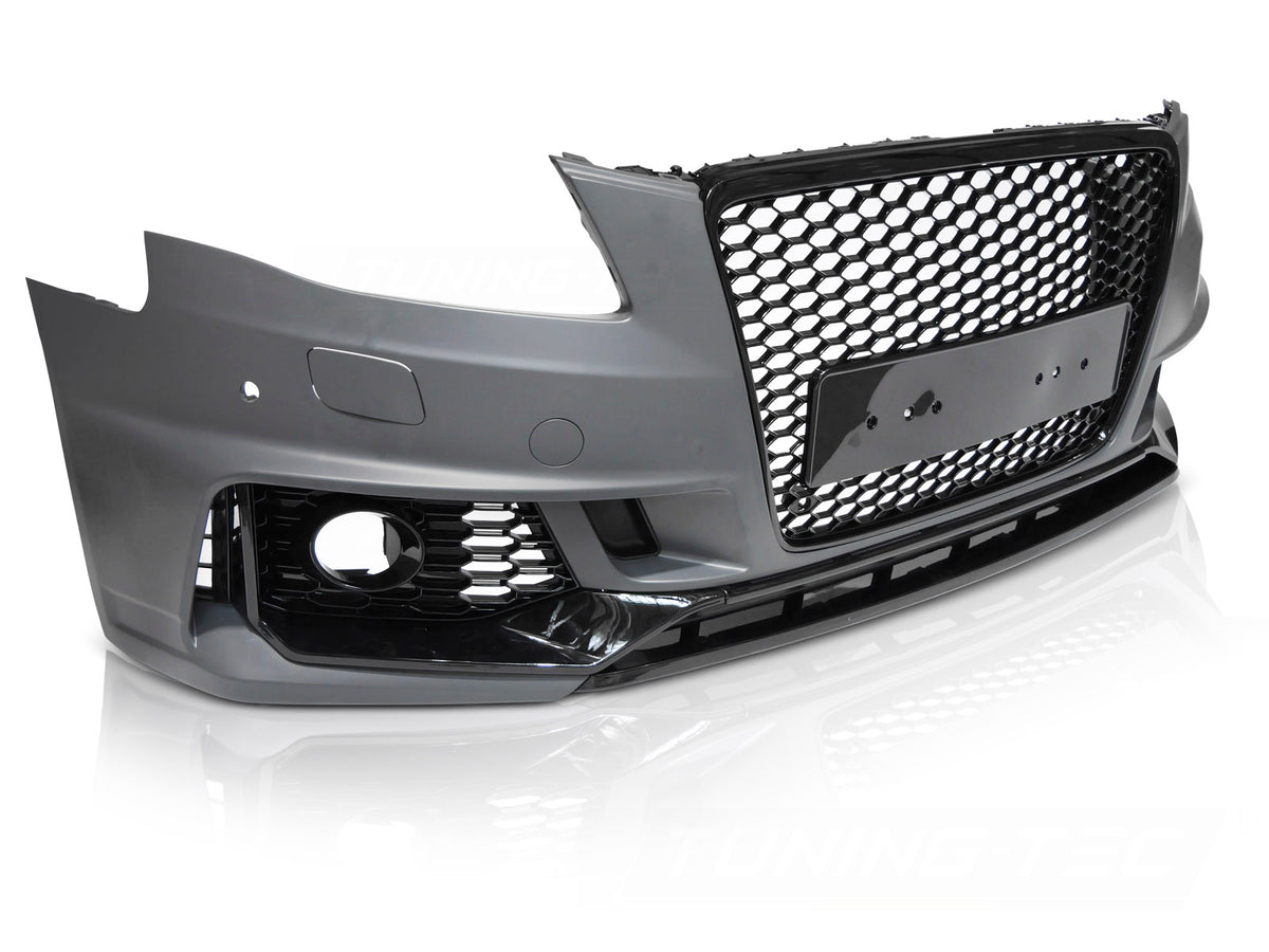 Sport frontfanger Audi A4 B8 2008–2011 med PDC-utsparing sett forfra