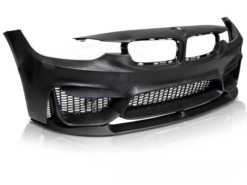 Frontfanger sport style med spoiler til BMW 3-Serie F30 F31 sett forfra