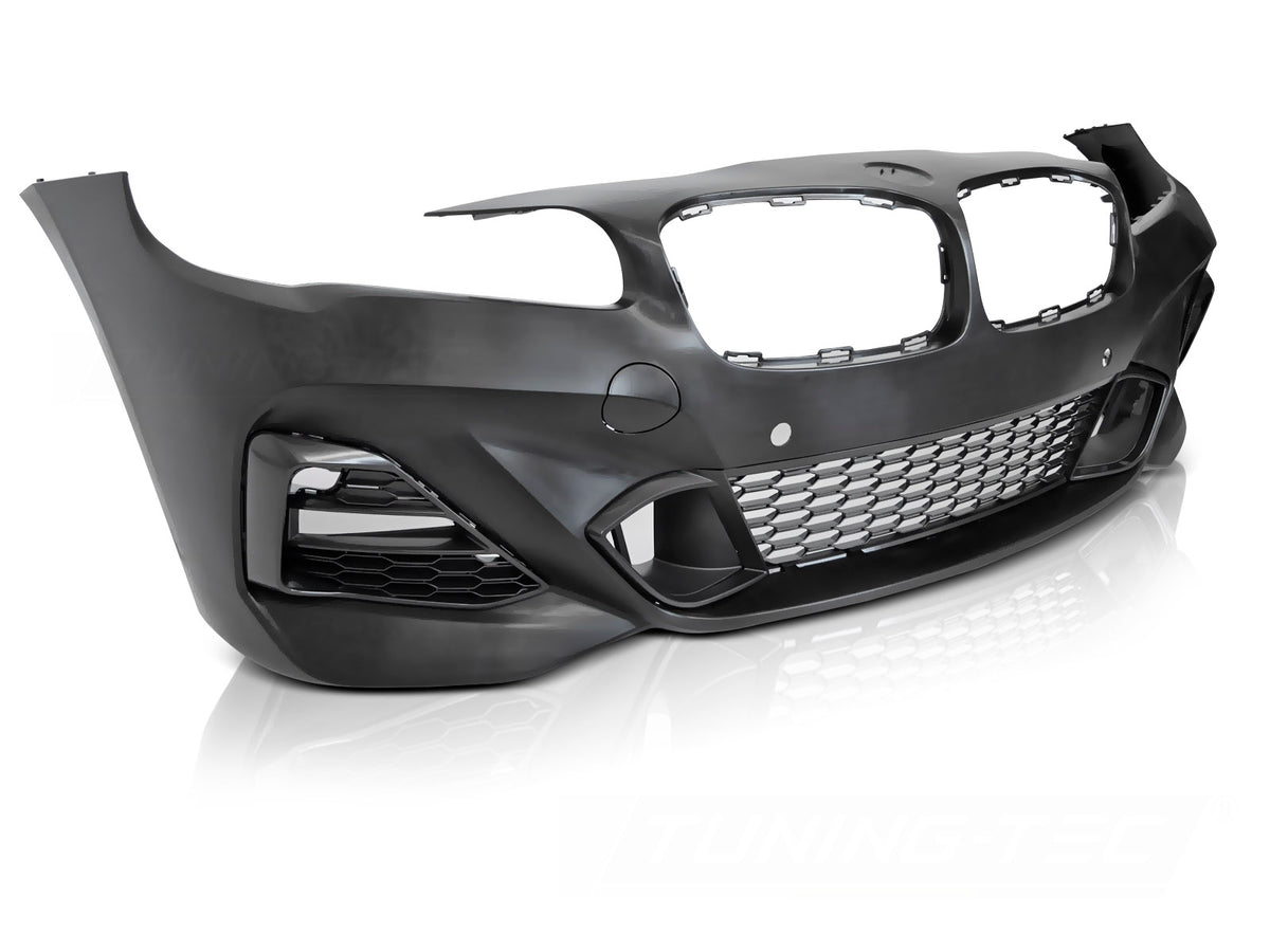 Frontfanger Sport Style PDC montert på BMW 2-serie F45 LCI – sett forfra, viser helhetlig design