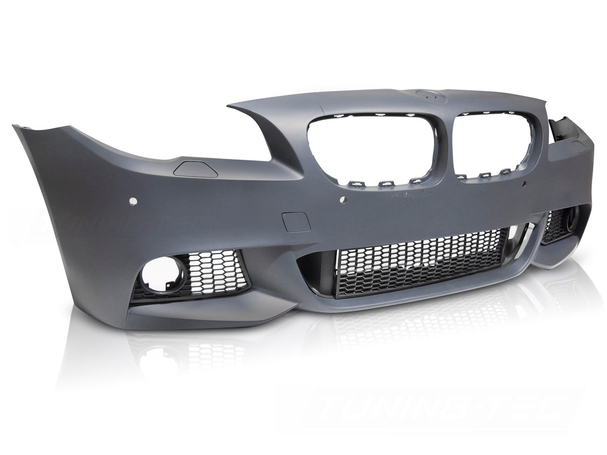 Sport-frontfanger BMW 5-Serie F10 2010–2013 med PDC-utskjæringer sett forfra