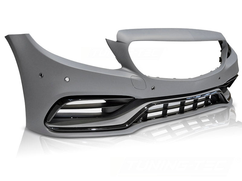 Sport frontfanger svart til Mercedes C-Klasse W205 facelift 2018–2020 sett forfra