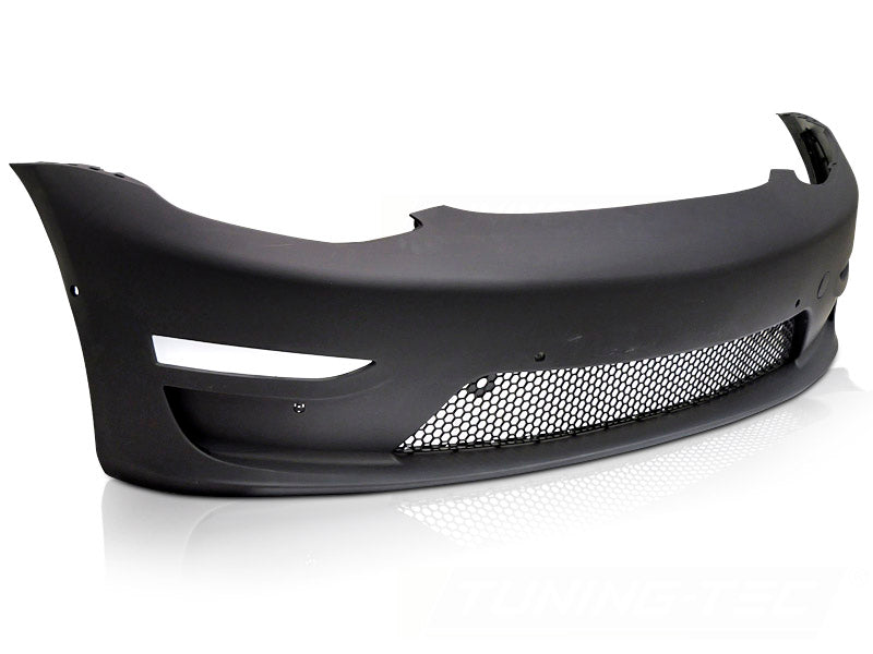 Frontfanger Sport Style til Tesla Model 3 2017–2023 sett forfra med aggressive luftinntak