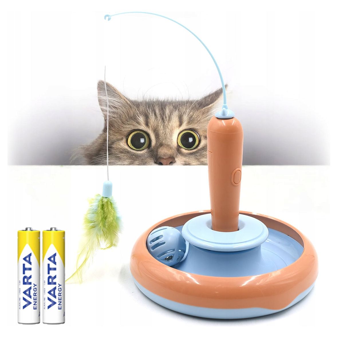 Interaktiv Leketøy for Katt med Gratis Batterier