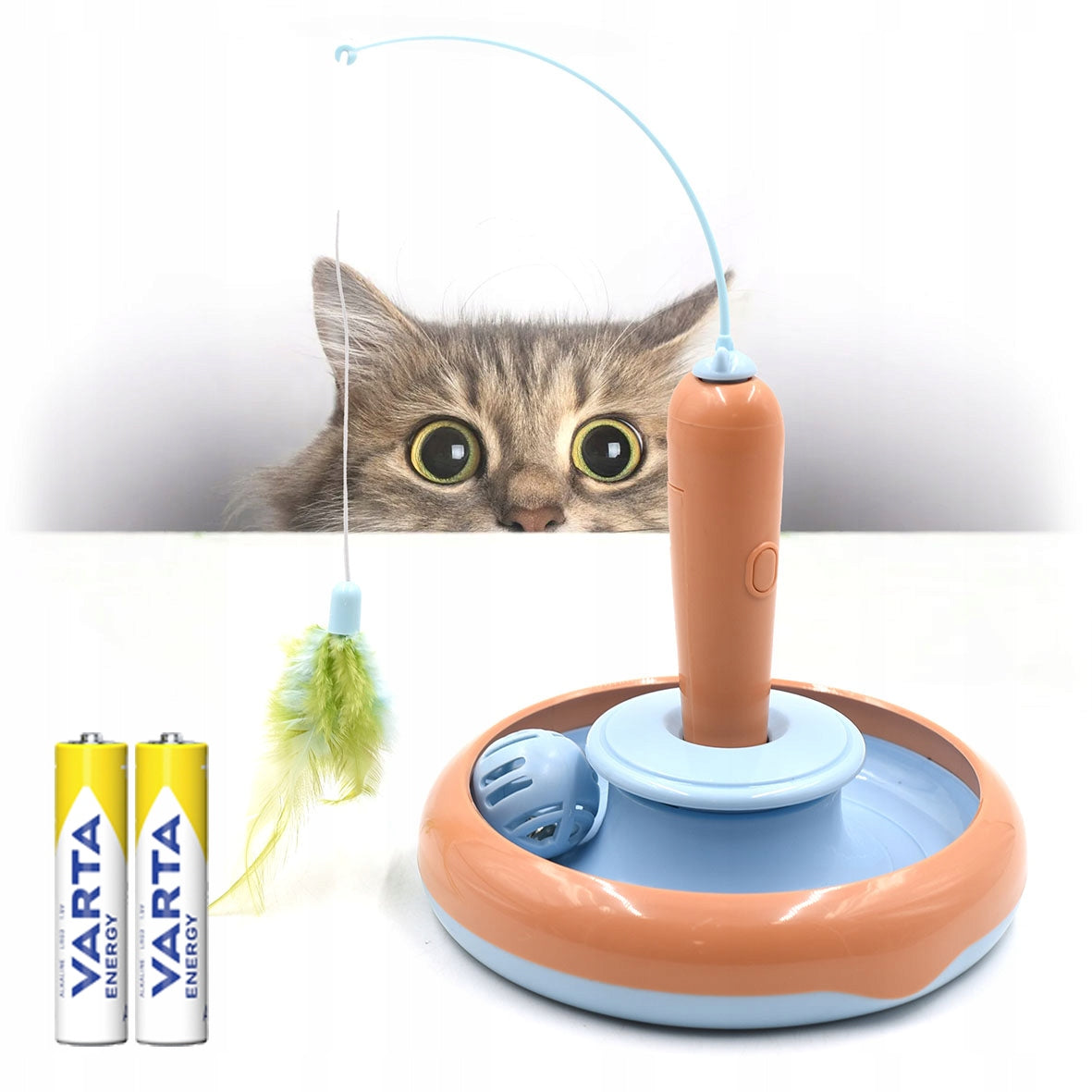 Interaktiv Leketøy for Katt med Gratis Batterier
