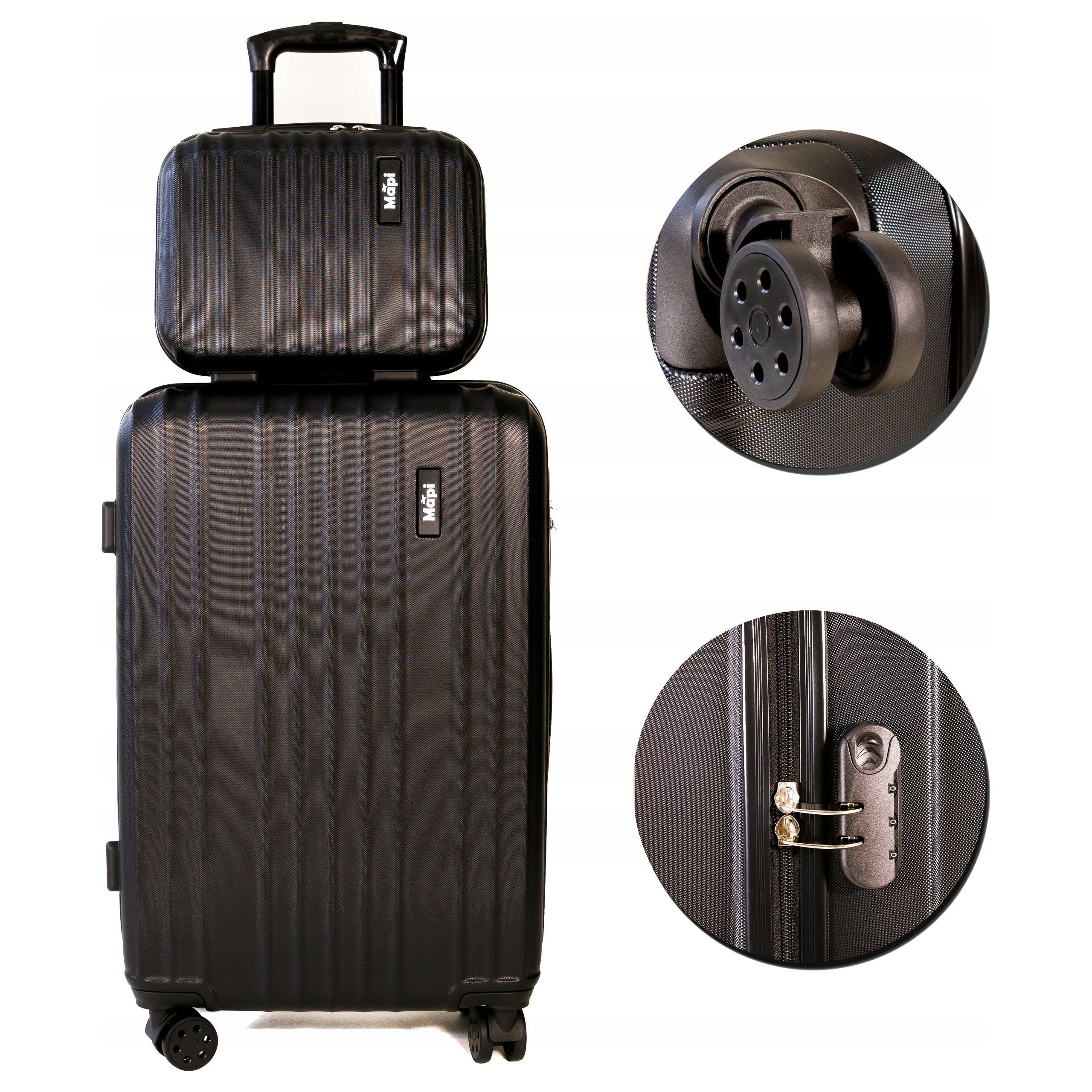 Reisesett med koffert - Liten koffert + Stor koffert
