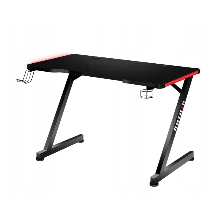 Gamingbord Huzaro Hero 4.7 Svart 160cm