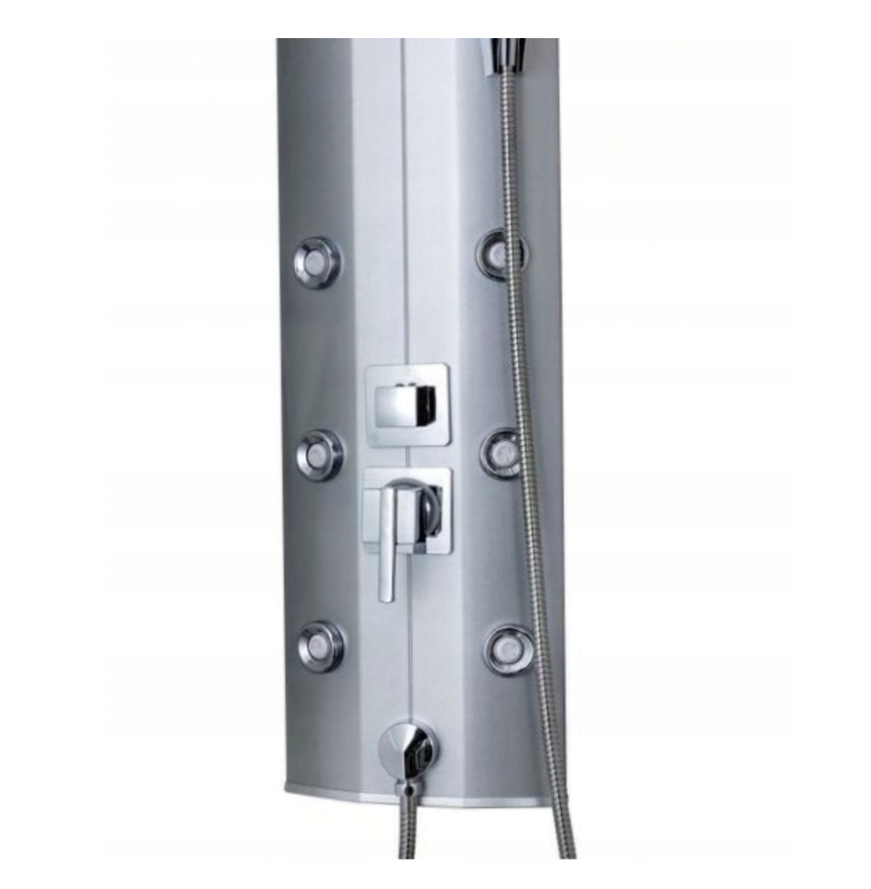 Dusjpanel med Hydromassasje for Vegg og Hjørne Sølv – Kerra Moonlight