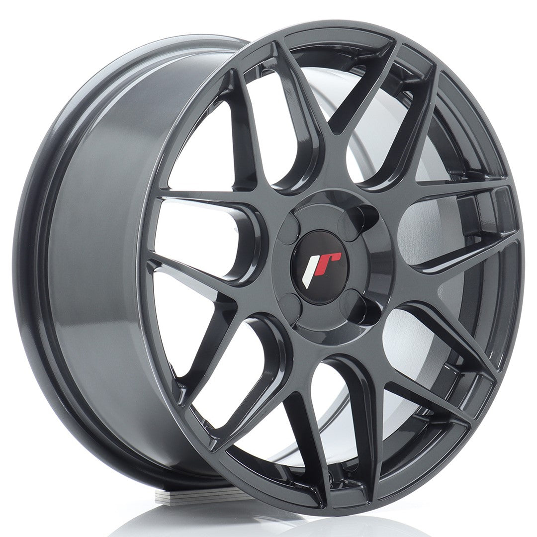 Felg JR Wheels JR18 16x7" Hyper Gray – sett forfra