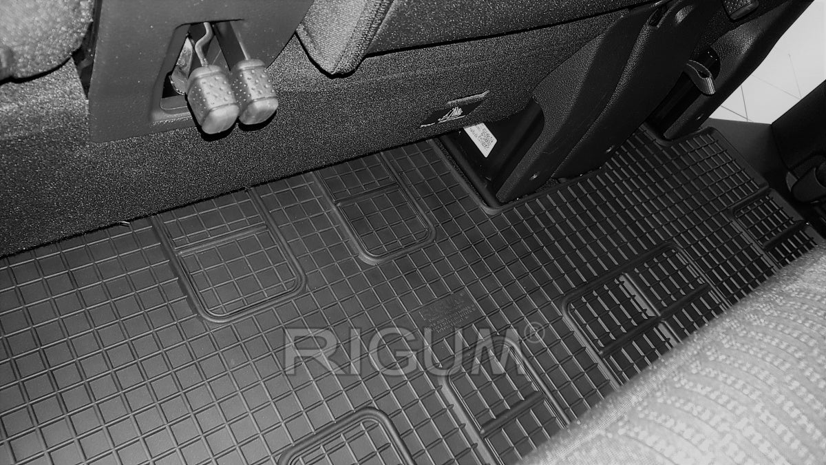 Gulvmatter Opel Zafira Life (2019-) – Luktfrie gummi - detaljer